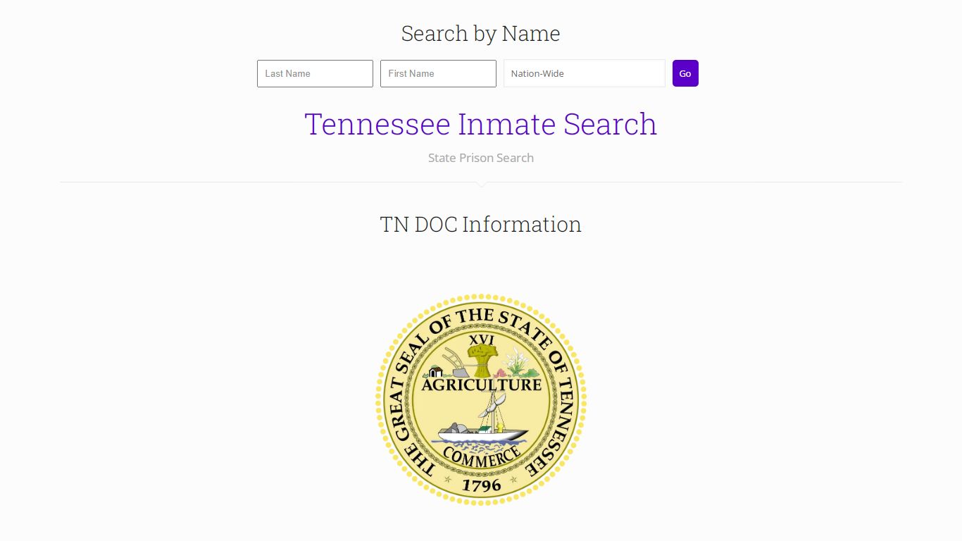 Tennessee Inmate Search - Inmates Plus